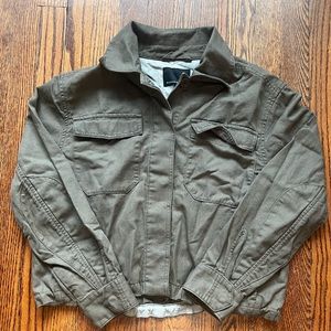 army green y2k banana republic jacket